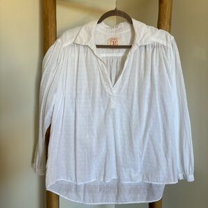 The Little Project White “Maisie” Top / L